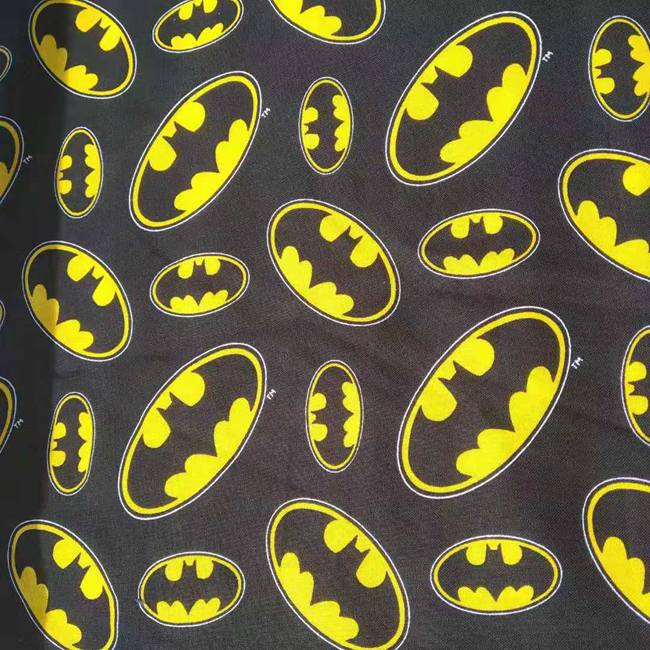 Home Textiles Design - 140cm Width Cartoon Batman Logo Design