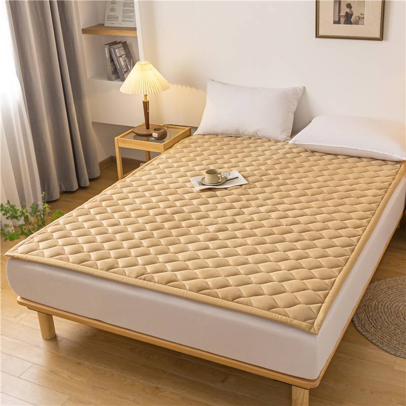Thickened Flannel Mattress Hou - Mattress Pad Topper ulasan dan harga