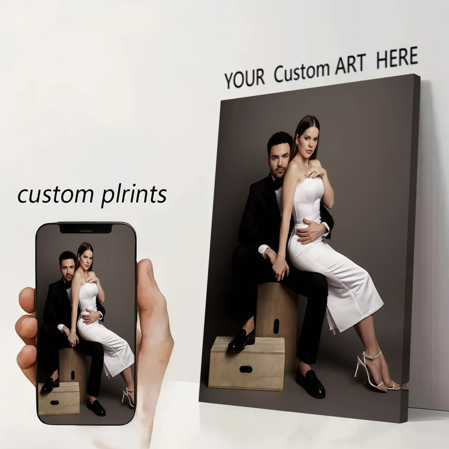 Custom Print Canvas Poster Ani - Home Textiles Photos ulasan dan harga