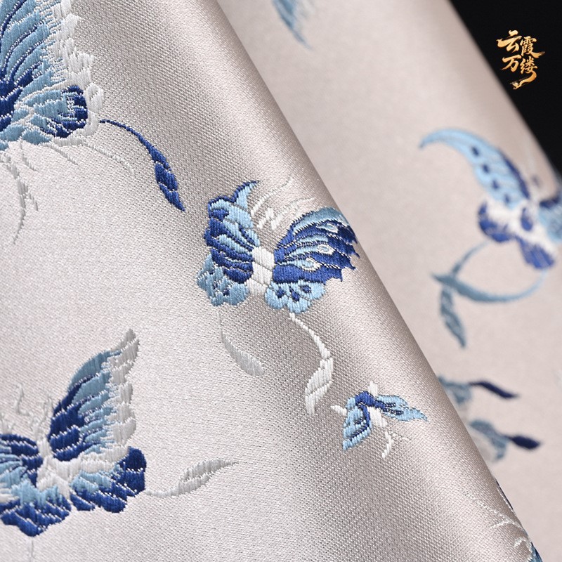 Relief embroidery fabric soft  - Home Textiles Design ulasan dan harga