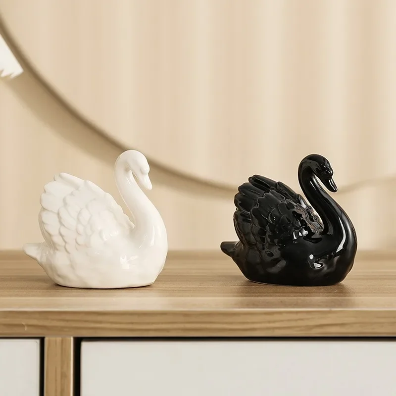 Couple Swan Ceramic Jewelry Cr - Xt Home Textiles ulasan dan harga