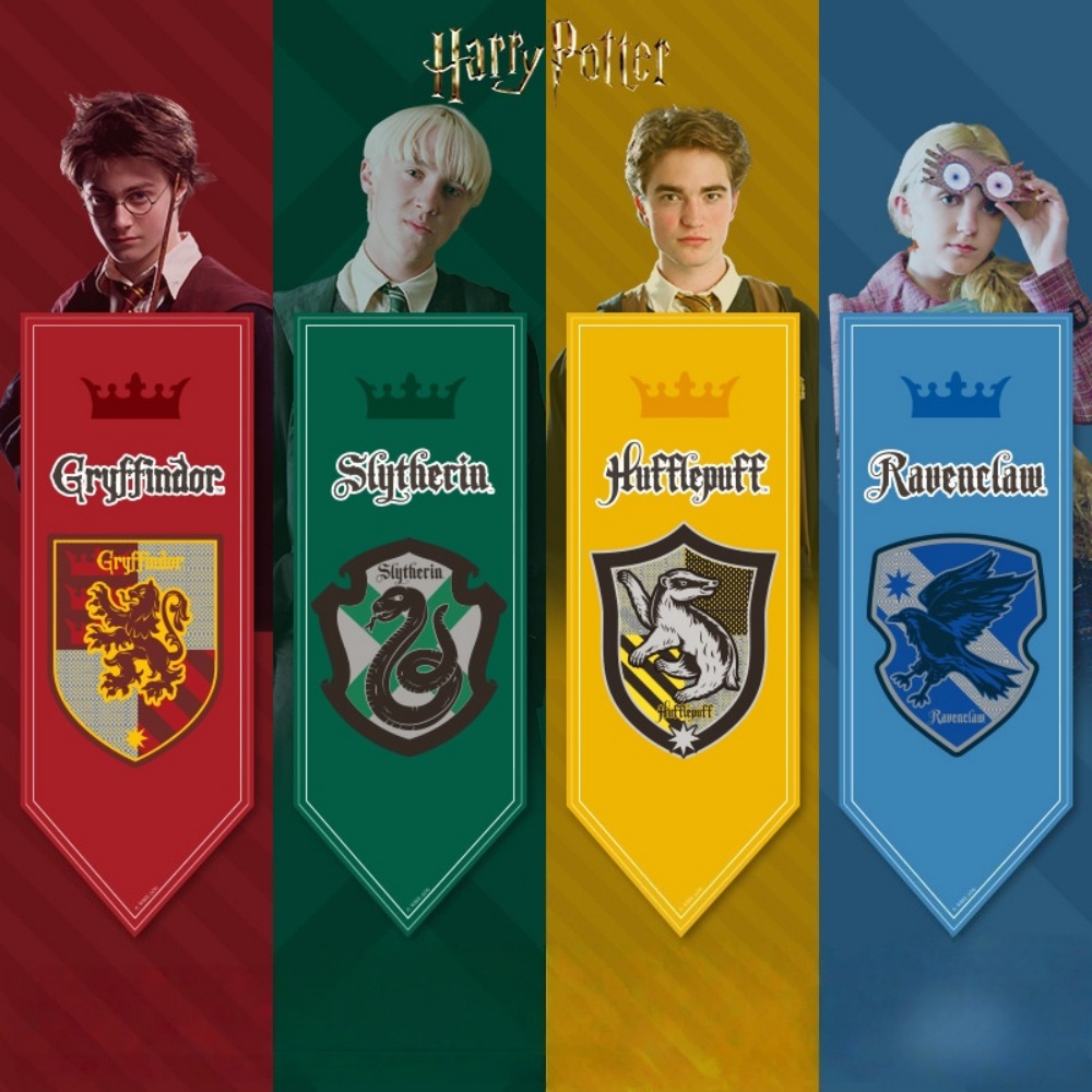 Harry Potter Banner Flag Wall  - Xt Home Textiles ulasan dan harga