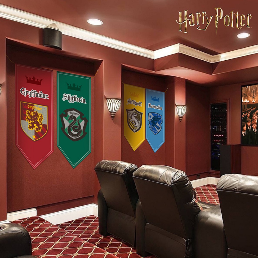 Harry Potter Banner Flag Wall  - Xt Home Textiles ulasan dan harga