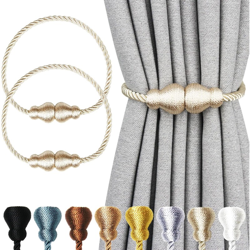 2pcs Magnetic Curtain Tiebacks - Xt Home Textiles ulasan dan harga