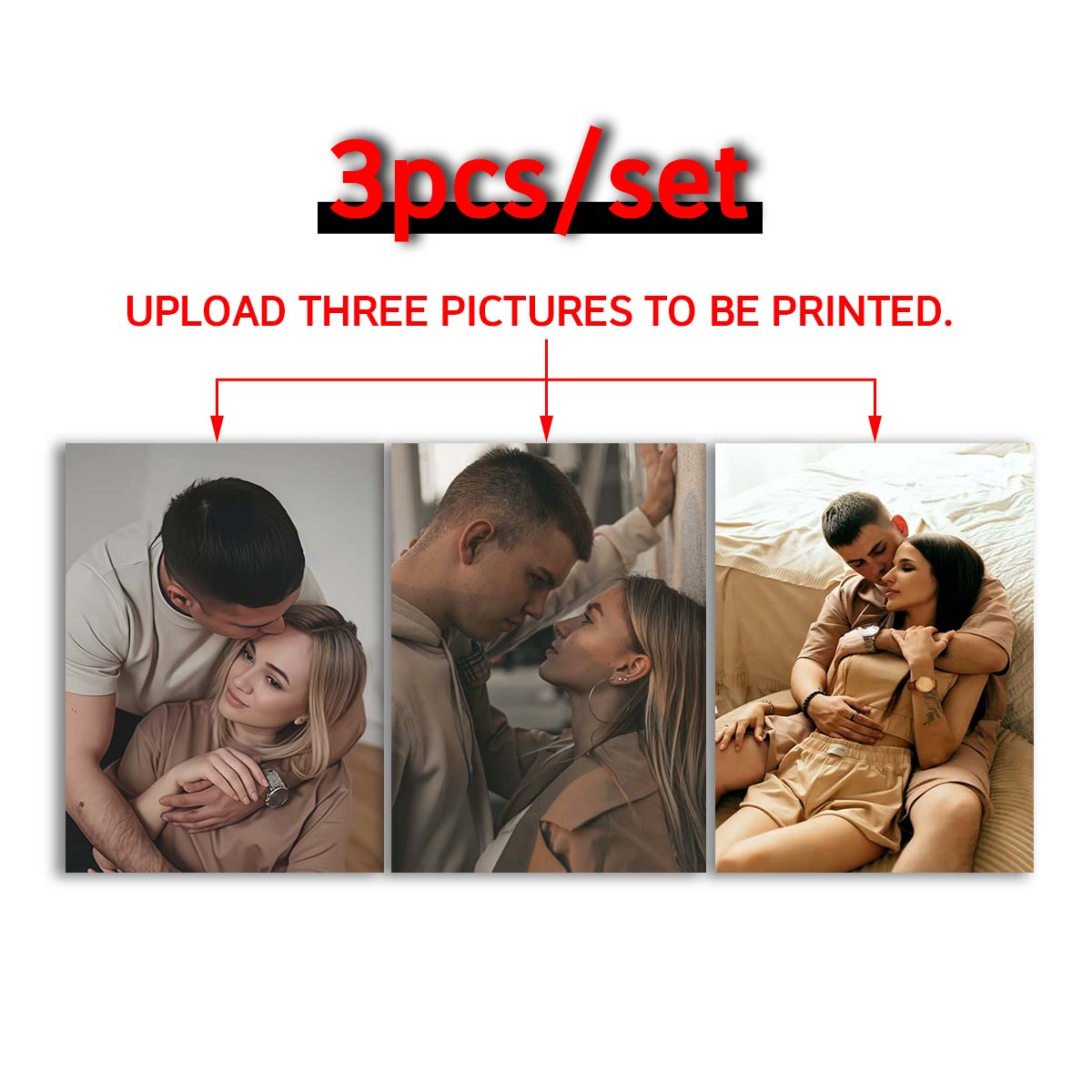 Triptych - 2D custom photo woo - Home Textiles Photos ulasan dan harga