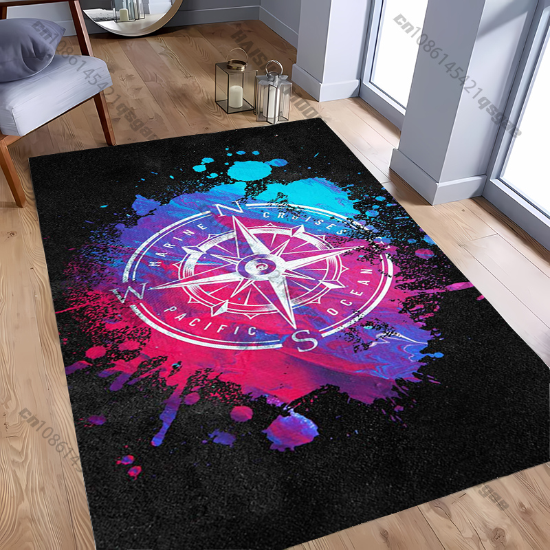 Compass Design Rug for Modern  - Home Textiles Design ulasan dan harga