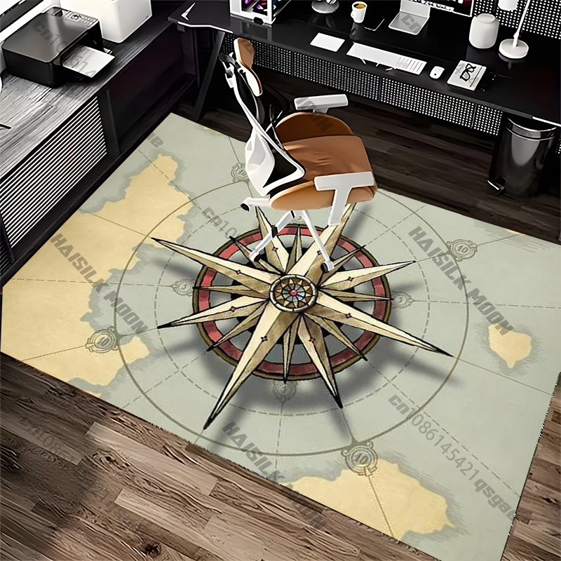 Compass Design Rug for Modern  - Home Textiles Design ulasan dan harga