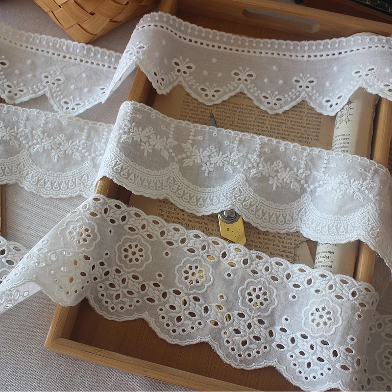 White Cotton Lace Ribbon, DIY  - Home Textiles Photos ulasan dan harga