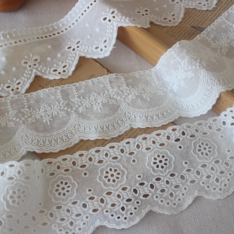White Cotton Lace Ribbon, DIY  - Home Textiles Photos ulasan dan harga
