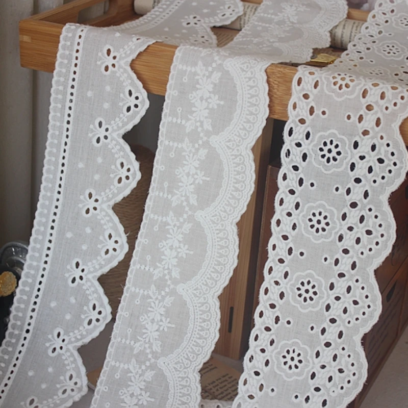 White Cotton Lace Ribbon, DIY  - Home Textiles Photos ulasan dan harga