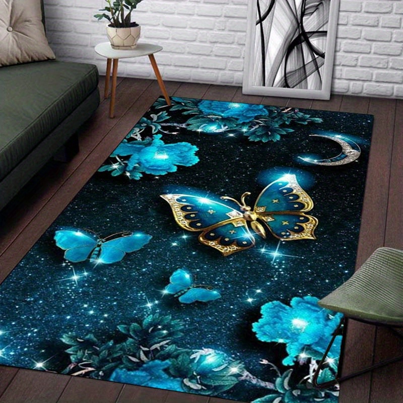 Stunning Blue Butterfly Galaxy - Home Textiles Design ulasan dan harga