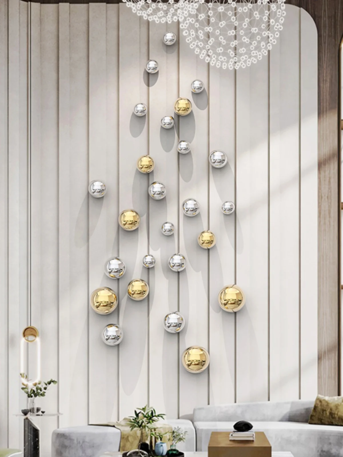 Wall Decor Imitation Stainless - Xt Home Textiles ulasan dan harga