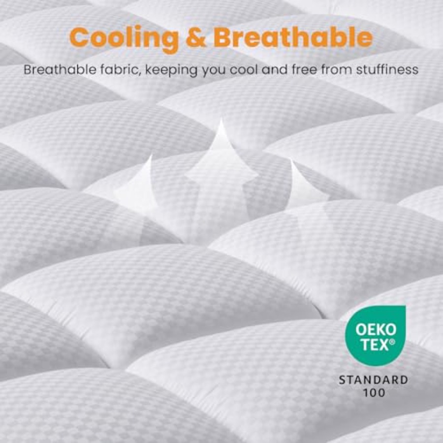 Size Mattress Pad - Cooling Br - Mattress Pad Topper ulasan dan harga