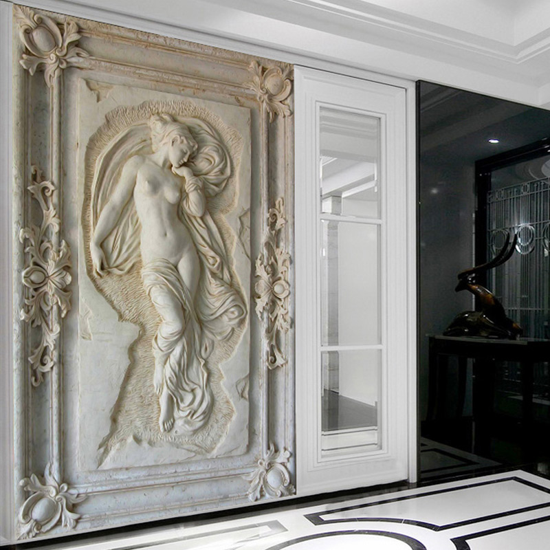 Custom Photo Wallpaper Europea - Home Textiles Photos ulasan dan harga